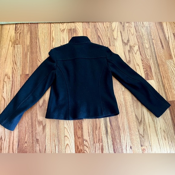 BODEN Boiled Wool Jacket - Black - US Size 6 - Picture 5 of 9